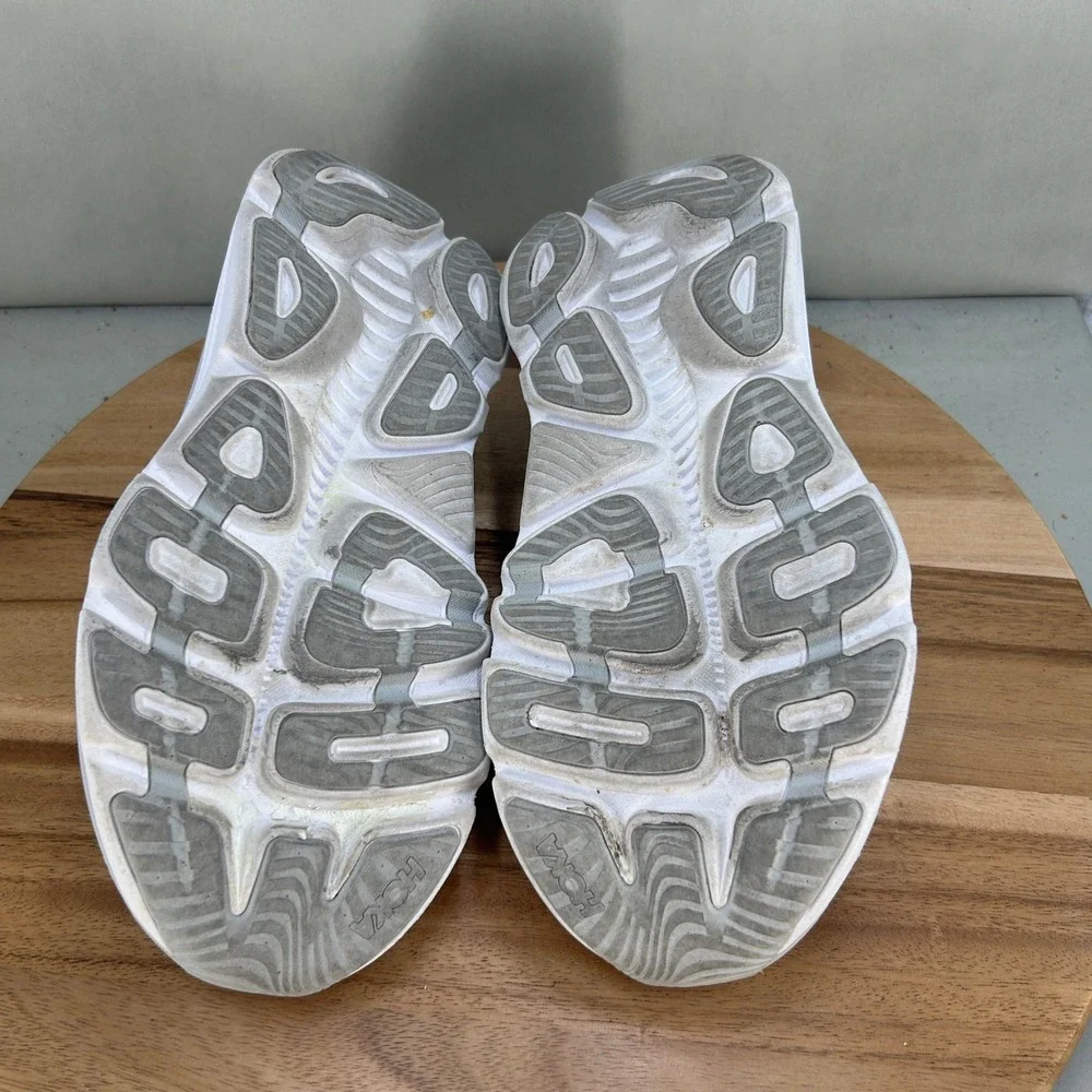 Hoka Gaviota 5 Wide Harbor Mist Rose Gold Running Shoes Cushion Womens Size 11 D
